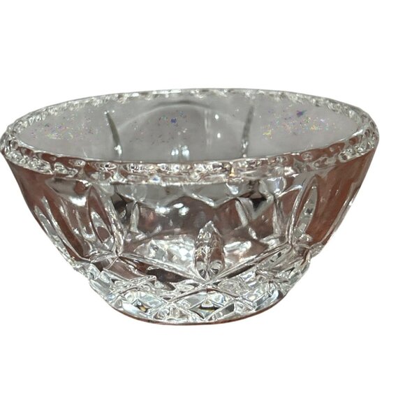 Vintage Yugoslavian Lead Crystal Creamer & Sugar Bowl Set - Picture 2 of 10